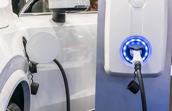 Installation borne de recharge électrique Saint-Pierre-la-Bruyère